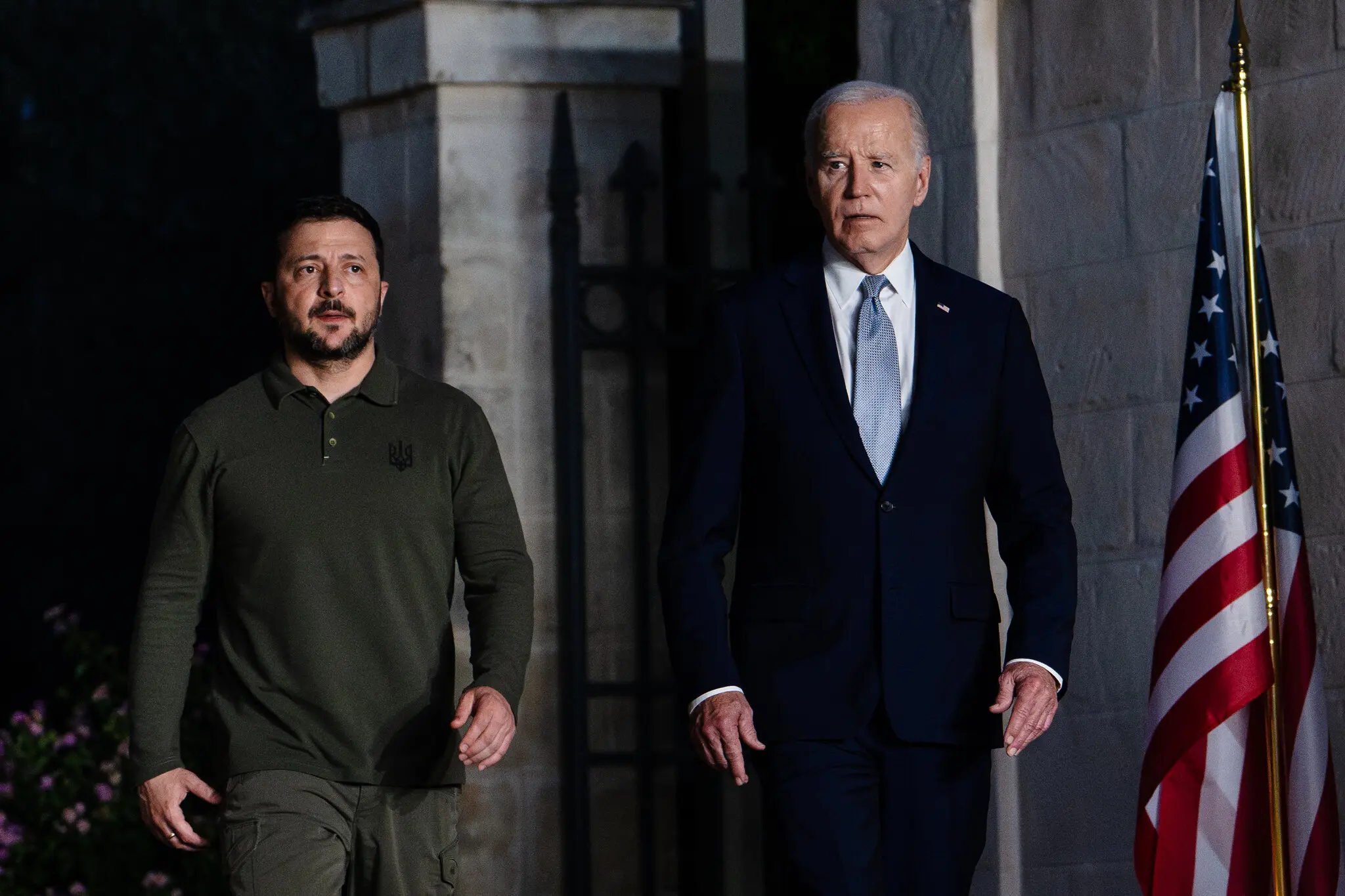 Президент України Володимир Зеленський і президент Байден провели прес-конференцію під час саміту «Групи 7» у Савеллетрі, Італія, у червні